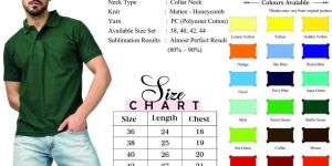 Mens Poly Cotton Polo T-Shirts
