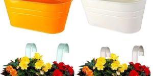 Metal Flower Planter