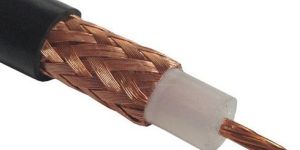 78 Ohm Infocomm RG108 Twinax Cable Single Shielded with Black PVC Jacket