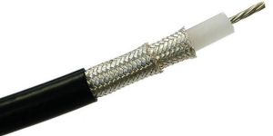 Low Loss Flexible LMR-400 Outdoor Rated Coax Cable Double Shielded with Black PE Jacket