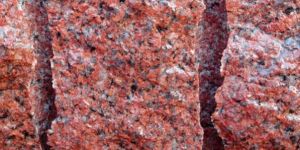 Ruby Red Granite Block
