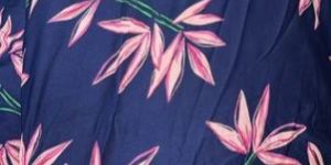 Printed Butter Crepe Fabric