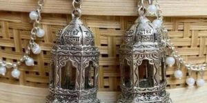 Temple Silver Earrings