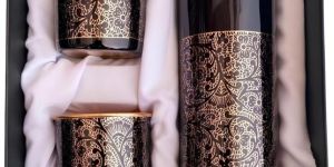 Copper Glass Bottle Set