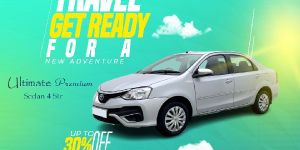 Sedan Car Taxi Service 4 Str