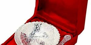 Metal Round Brass Bowl Gift Set