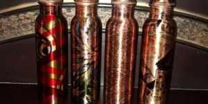 Printed Copper Water Bottle