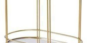 Iron Golden Trolley Table