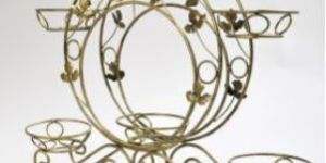 IRON WIRE CANDLE HOLDER