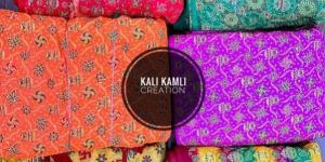 Jari Butta Rubber Print Fabric