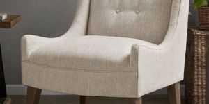 Classy Tufted Wing Chair