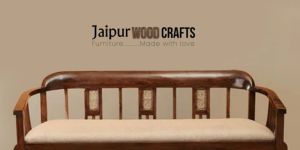 Espa Teak Wood 3 Seater Sofa in Walnut Colour