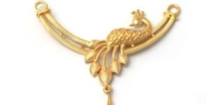 22 Kt Gold Peacock Design Women Pendant