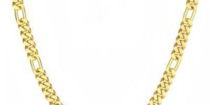 916 Thin Figaro Unisex Gold Chains