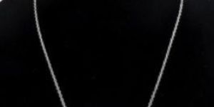 925 Sterling Silver Womens Chain Ring Shape Pendant Set