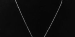 925 Sterling Silver Womens Thin Chain with Light Weight Pendant