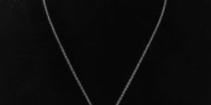 Cassic 925 Silver Womens Big Size Chain Pendant Set