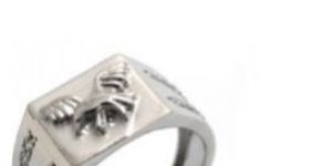 Sunbera 925 Sterling Silver Men's Ring with Eagle Design