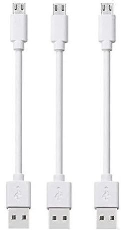 Fedus Short Sleek Universal Micro to USB Charging Power Bank Cabl