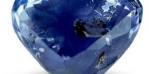 Heart-Shaped Blue Sapphire Carat 1.05 Gemstone