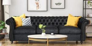 3 Seater Sofa : Chesterfield Modern Sofa Set