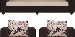 katie hardwood fabric 5 seater sofa set