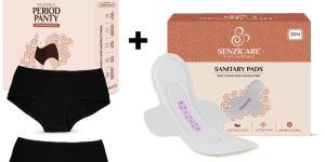 2 period panties free 8 pack anion sanitary pad