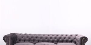 3 Seater Faux Leather Sofa