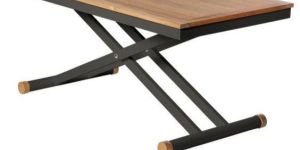 Adjustable Height Wooden Tables