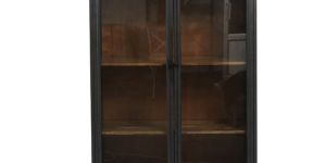 Wooden Modern Glass Bookcase