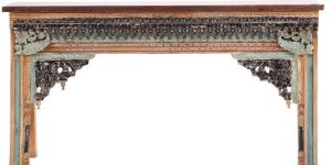 Multi Colour Carved Console Table