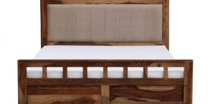 Solid Wood King Size Bed