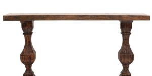 Walnut Wood Console Table