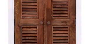 Wooden Cottage High Cabinet Almirah