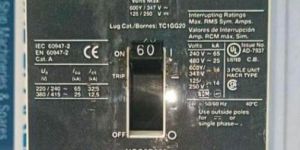 Siemens MCCB NGG 3B060