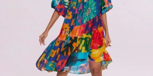 Women Medley Printed Mini Dress