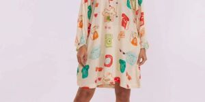 Women Telly Printed Mini Dress