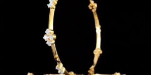 Women High Quality Diamond Bangles