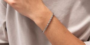 Starlit Charm Silver Bracelet For Men