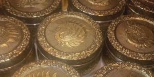 Oxidised Peacock Meenakari Boxes