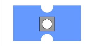 Woven Perineal Drape Sheet, For Hospital