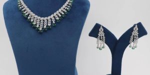 ANNIE Womens DIAMOND Necklace SET
