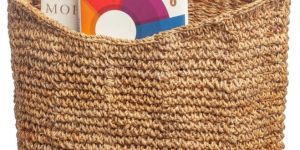 Banana Fiber Magazine Rack For Home Decor