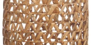 Banana Fiber Zigzag Laundry Basket For Home Decor