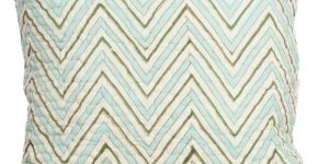 Chevron Cotton Quilted Cushion Cover