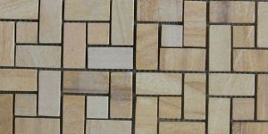 TEAK WOOD NATURAL STONE CLADDING