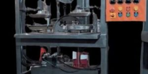 Hydraulic Double Cylinder Double Die Semi Automatic Paper Plate Machine