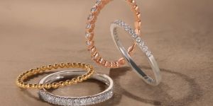 Women STACKABLE SPARKLE RING