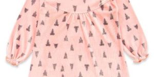 Girls Full-Sleeve Frock in Pink