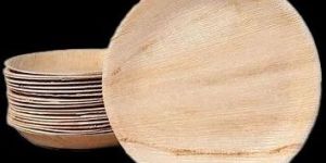 Areca Palm Deep Round Plate